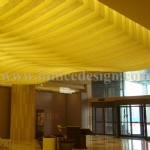 Interior Use of Luminescent Alabaster Stone on the Ceilling Decorationfor Hotel