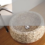 Innice River Pebble Stone Sink and Basins