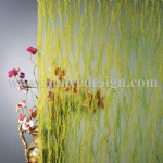 Resin panel with green paddy rice